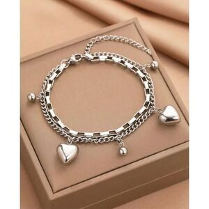 Heart Charm Bracelet